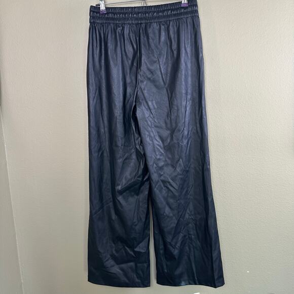 Who What Wear Wide leg Pants Women M Polyurethane Elastic waist - Picture 3 of 10